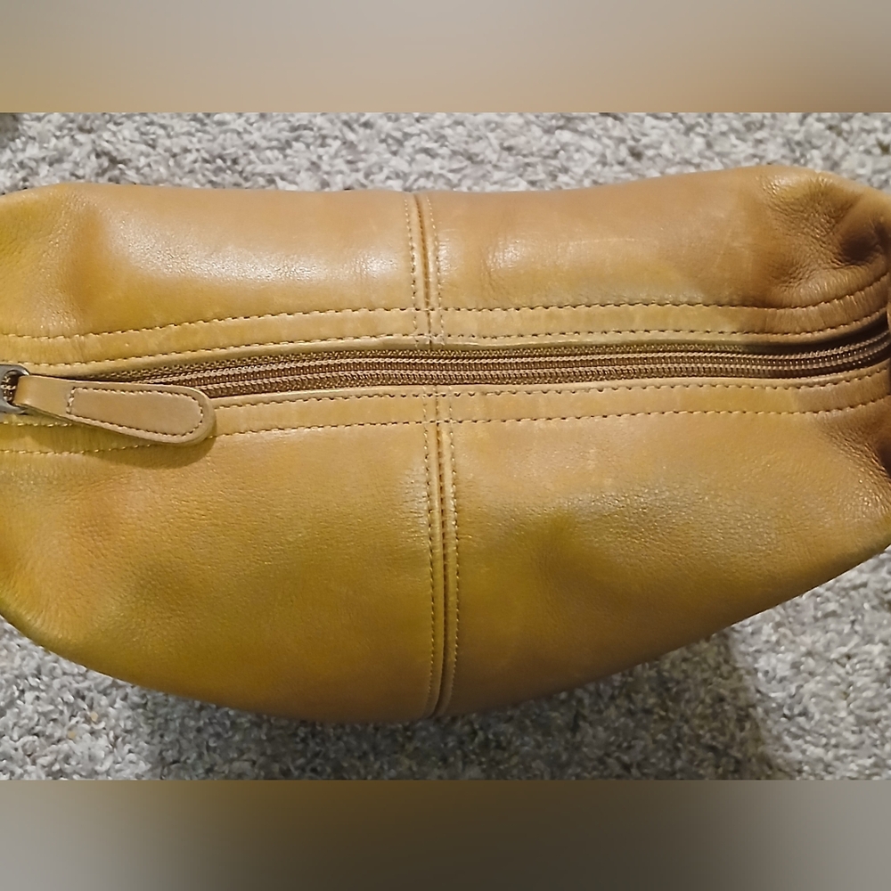 Vintage 1998 Coach Soho Mini Bucket Bag B8C-4148 British Tan Leather Made in USA - Picture 5 of 10